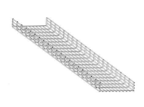 steel mesh cable tray